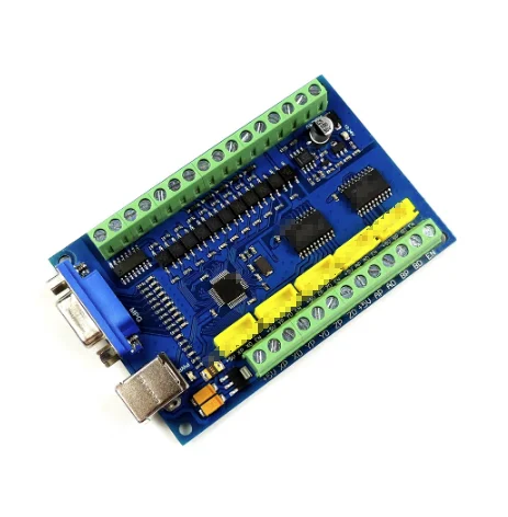Обновленный ЧПУ MACH3 USB 5 осей 100 кГц USBCNC плавный шаговый контроллер движения карта блокировки для ЧПУ гравировки 12-24 В
