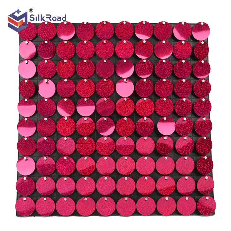 Factory Supply Small Shimmer Disc air Active Effect Sequin Panel 3d Shimmering