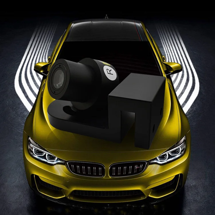 Декоративная универсальная лампа для кузова автомобиля, лазерная проекционная лампа, Светодиодные Автомобильные Крылья Ангела