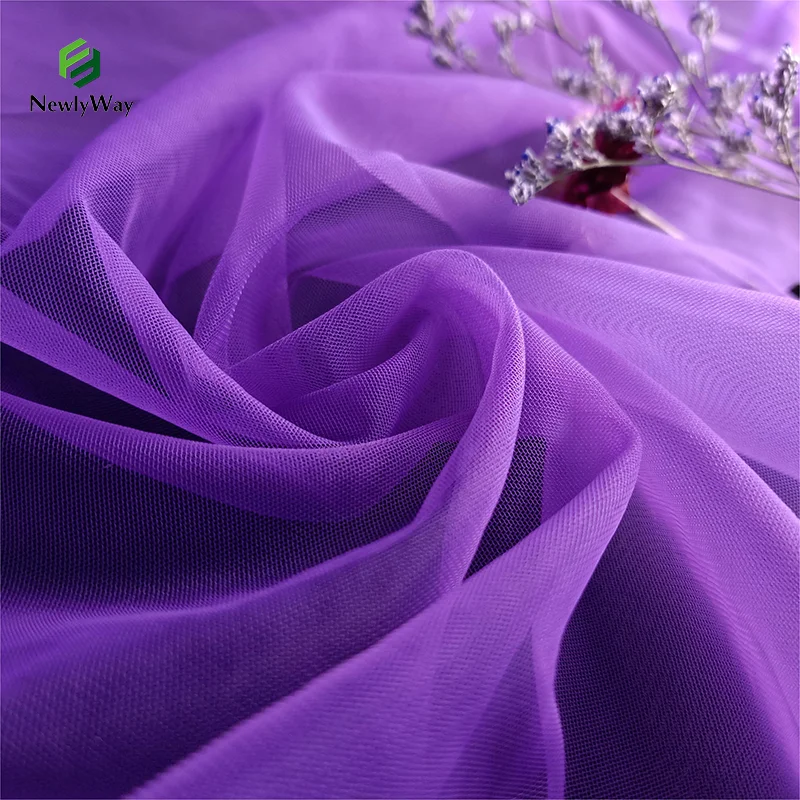 Factory Custom Soft Tulle Nylon American Net Mesh Wedding Dress Tulle Fabric For Ballet Dress Tutu Saree