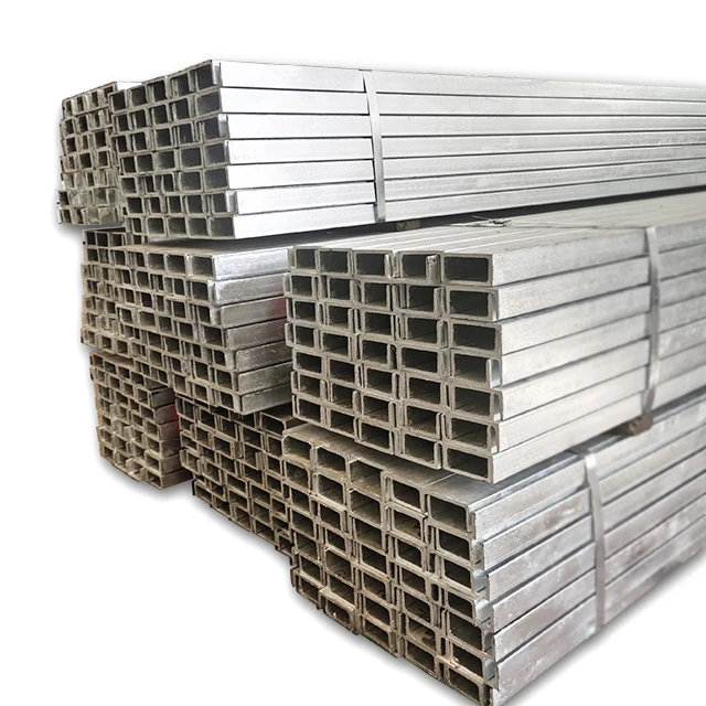 C Channel Steel S275J0 N Material Hot Rolled ASTM A36 Galvanized cold formed section steel structural C Channel