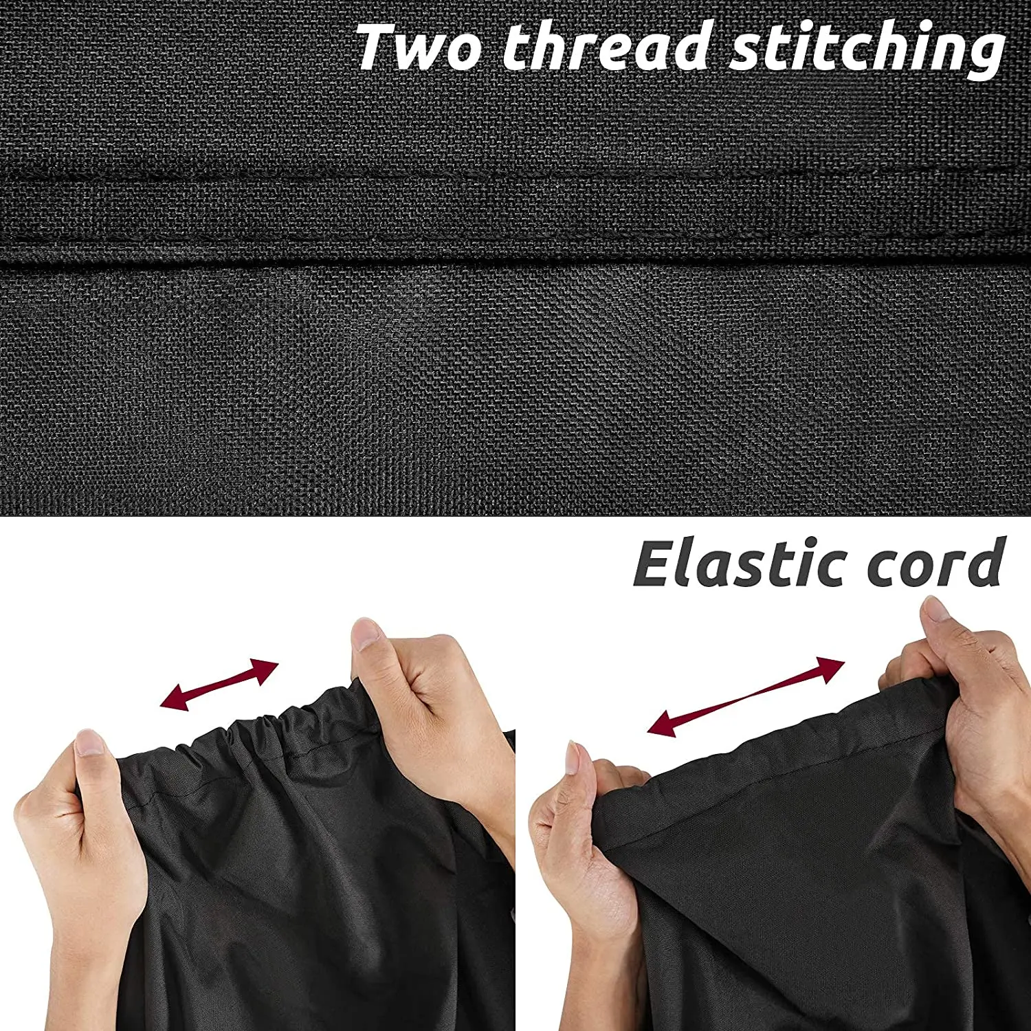 Heavy duty waterproof tractor cover, UV resistant marine class porthole compatible bass boat, V-hull fishing runway boat