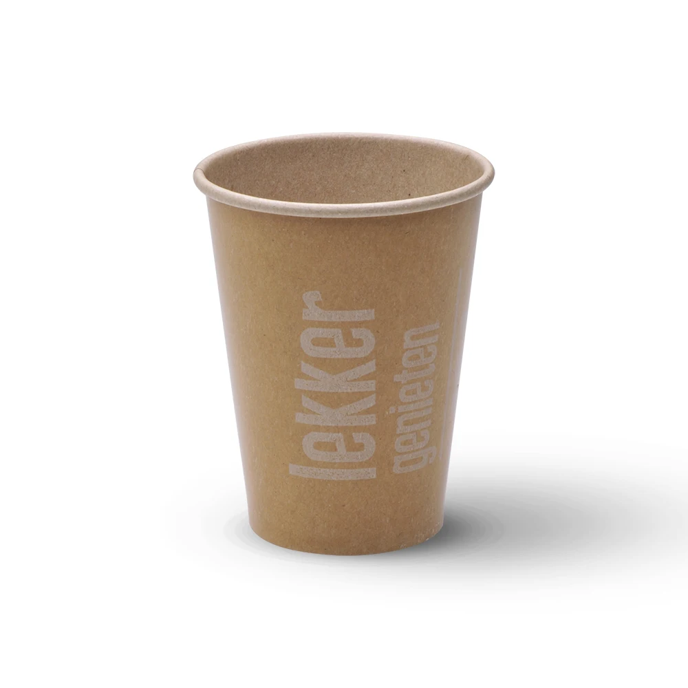small size 6.5oz hot drinks cup insulated kraft paper drinks cups brown paper cups disposable craft glass for espresso