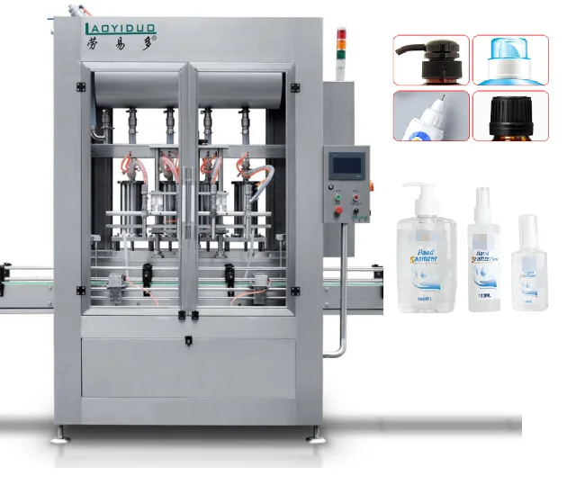 
Automatic Soap,Shampoo,hand sanitizer filling machine filing line 