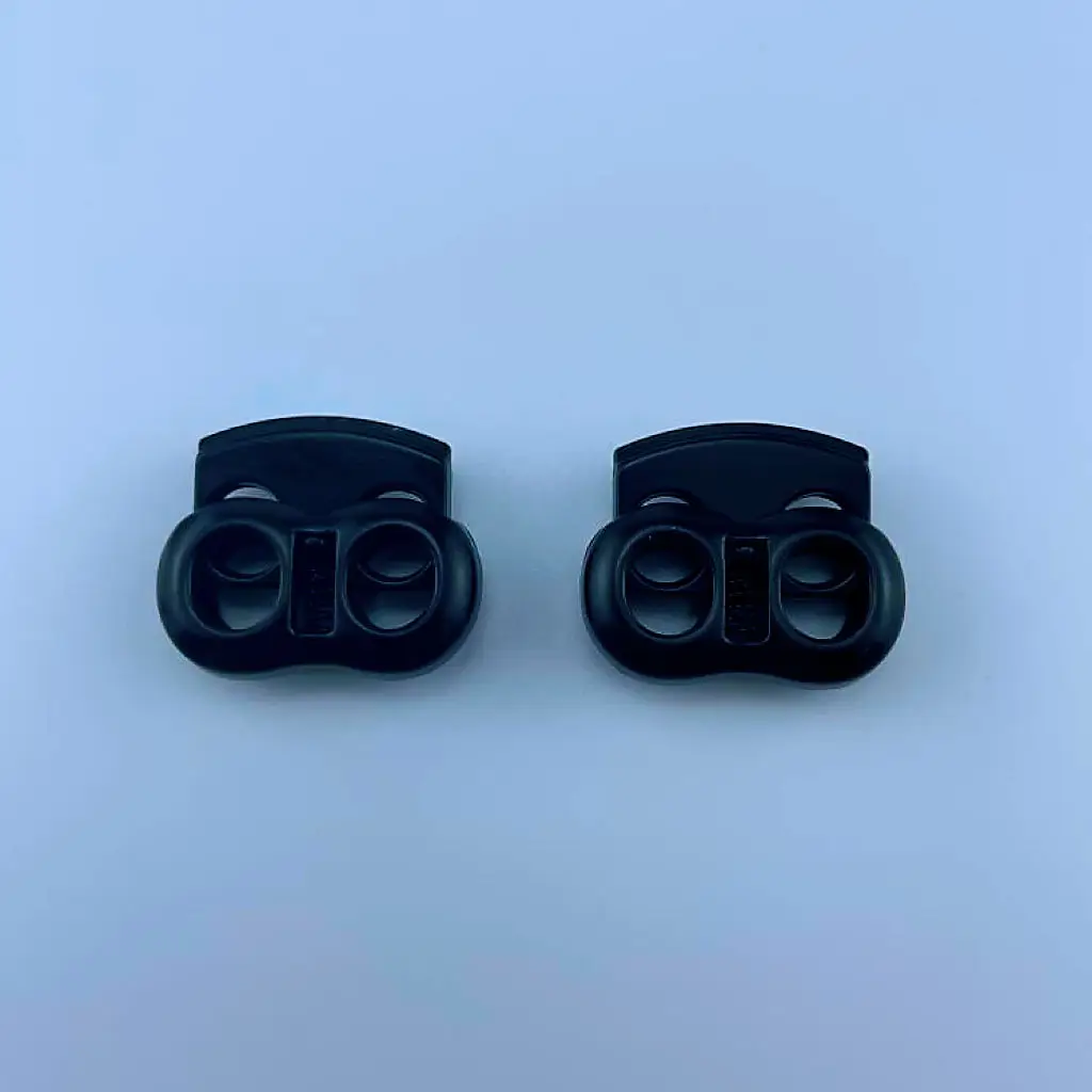 Cord Lock Plastic Rope Cord End & String Car Stopper Buttons Product Category Fancy Zinc Alloy Metal Wholesale 6mm Black