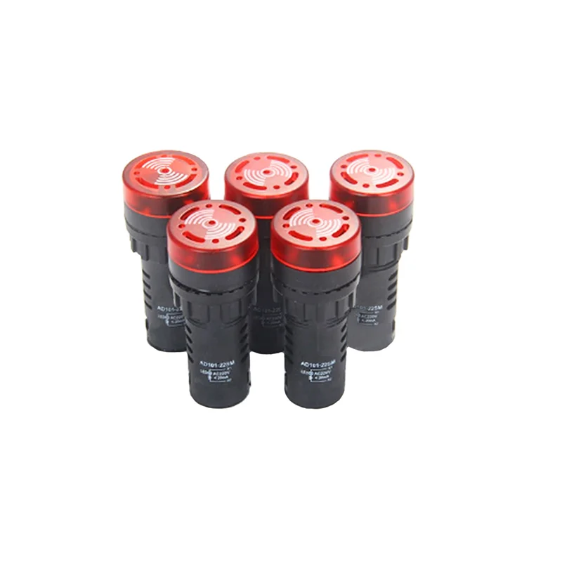 Perfect 22Mm Ad101-22Sm Flash Led Alarm Indicator Light Ac220V Buzzer