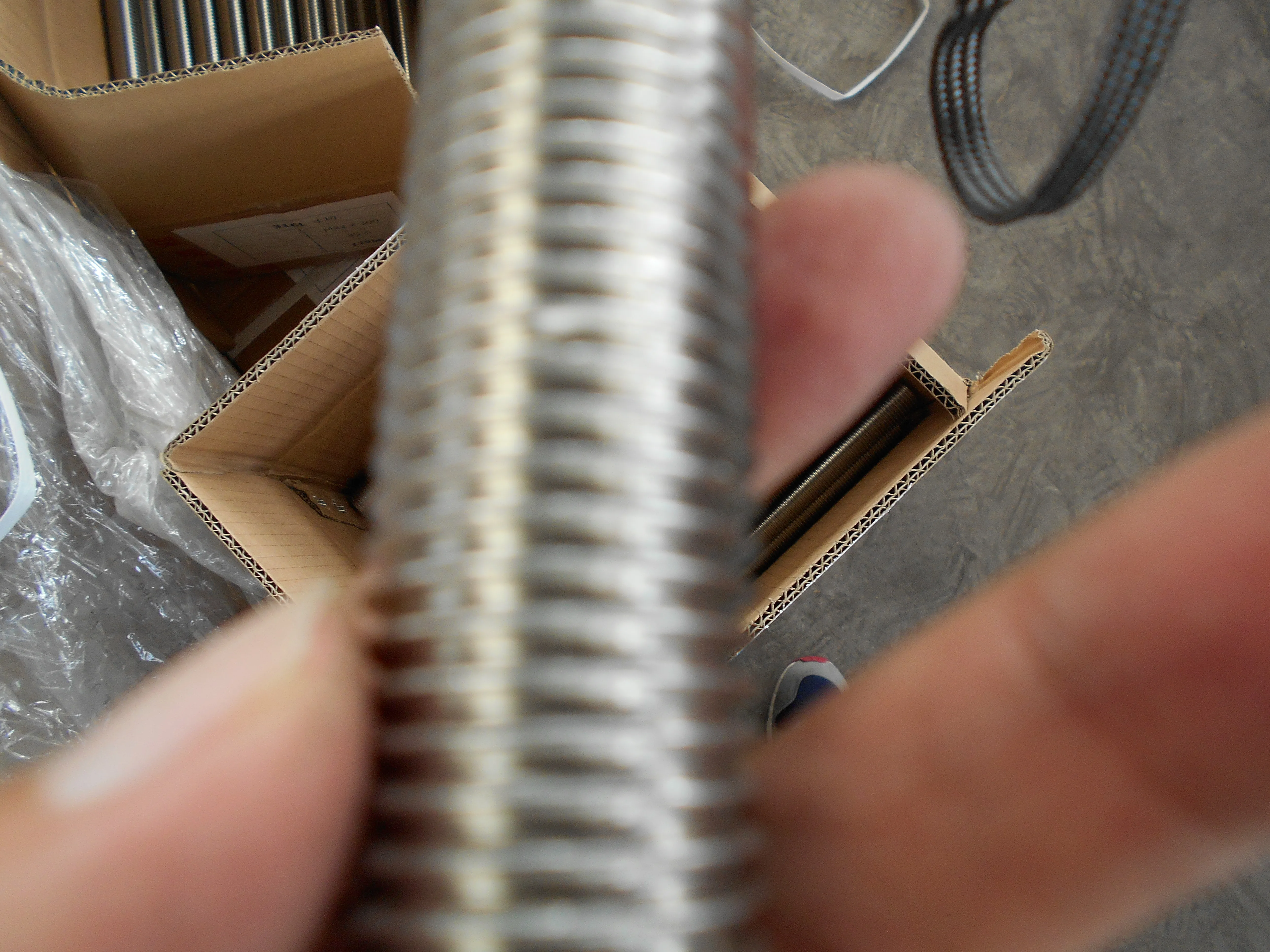 in stock all specifications TP321 stainless steel trapezoidal threaded rods/drill bits