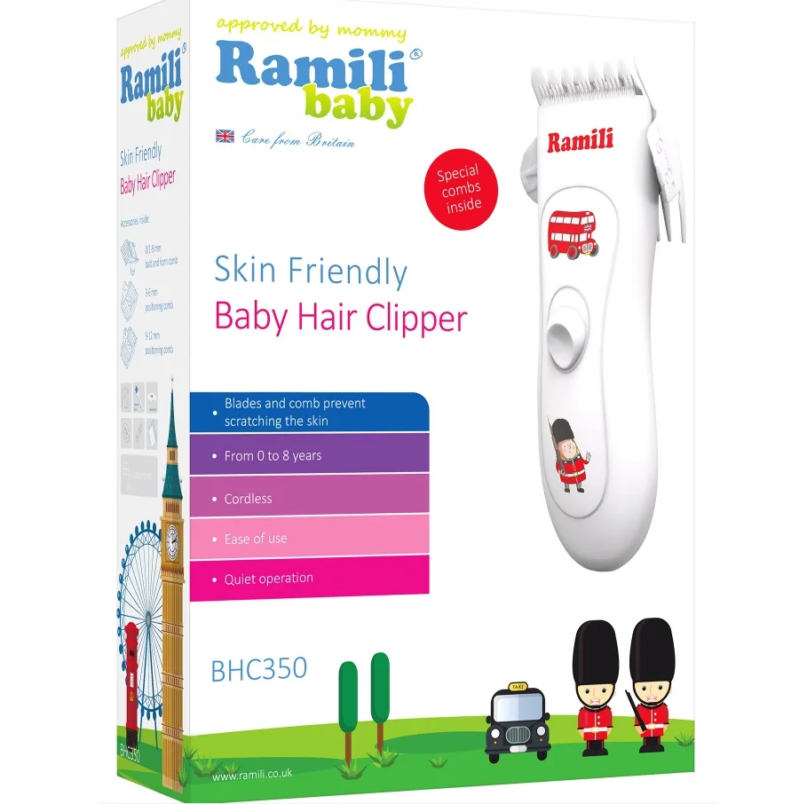 Ramili Baby Hair Clipper BHC350 Electric Hair Clipper For Children