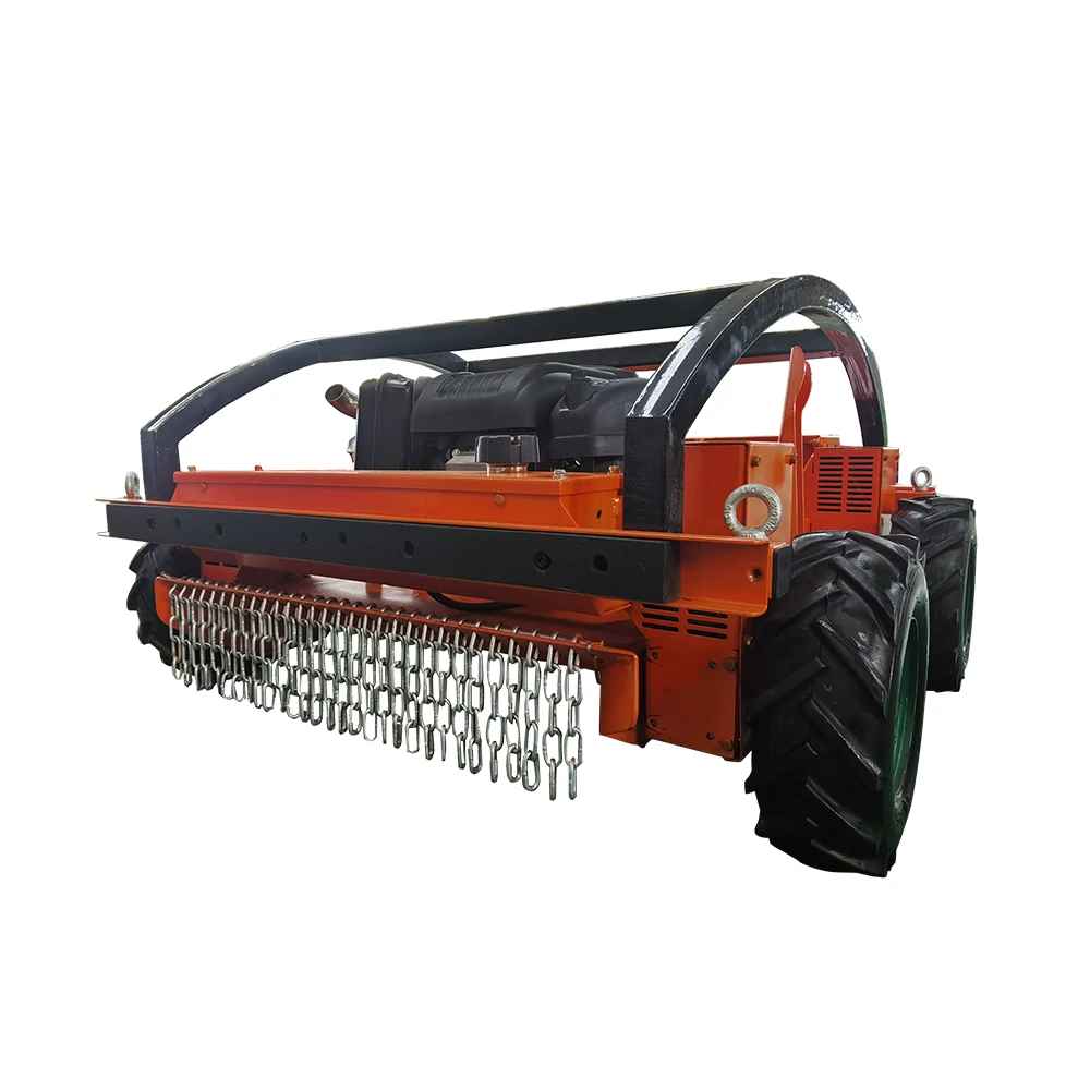 High Performance remote control lawn mower wheel lawn mower mini slope mower