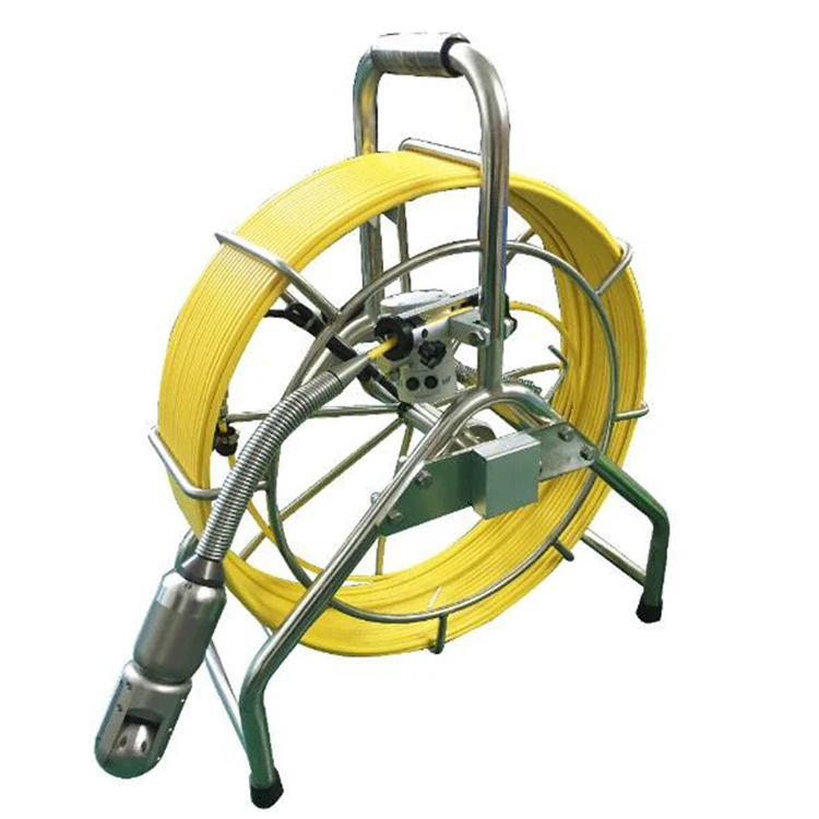 50mm Pan Tilt Pipe Inspection Camera with 10 Inch Monitor 60M Cable