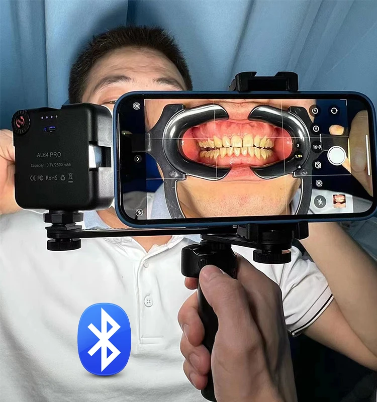 Adjustable Dental Oral Photography Light For Mobile Phone Dental Led Filling Light With Bluetooth