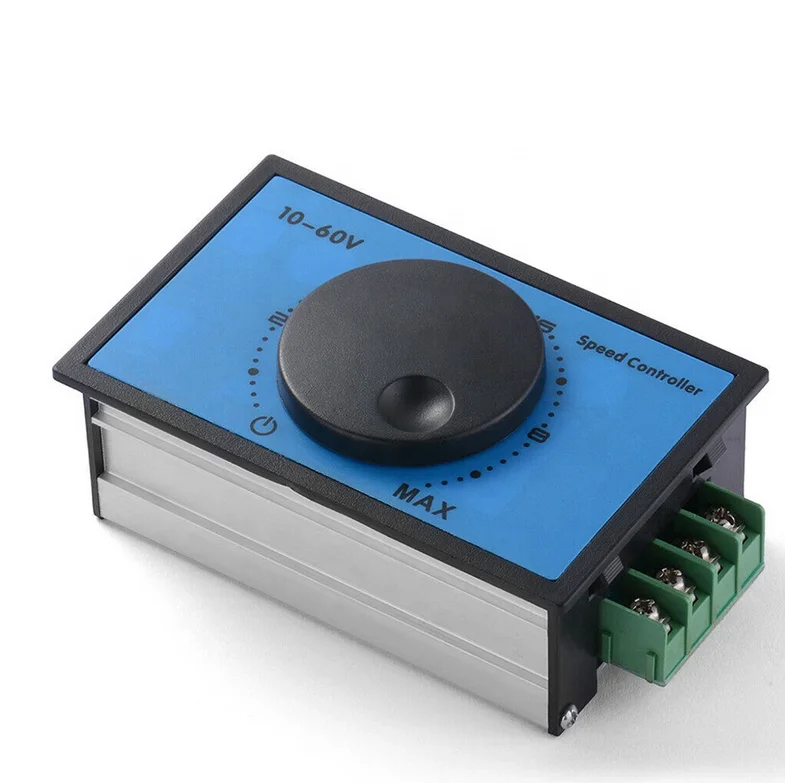 DC 10V-60V 20A  12V 24V 48V  PWM DC Panel Motor Drive Module Motor Speed Controller for DC Brush Motor Soft Start Switch