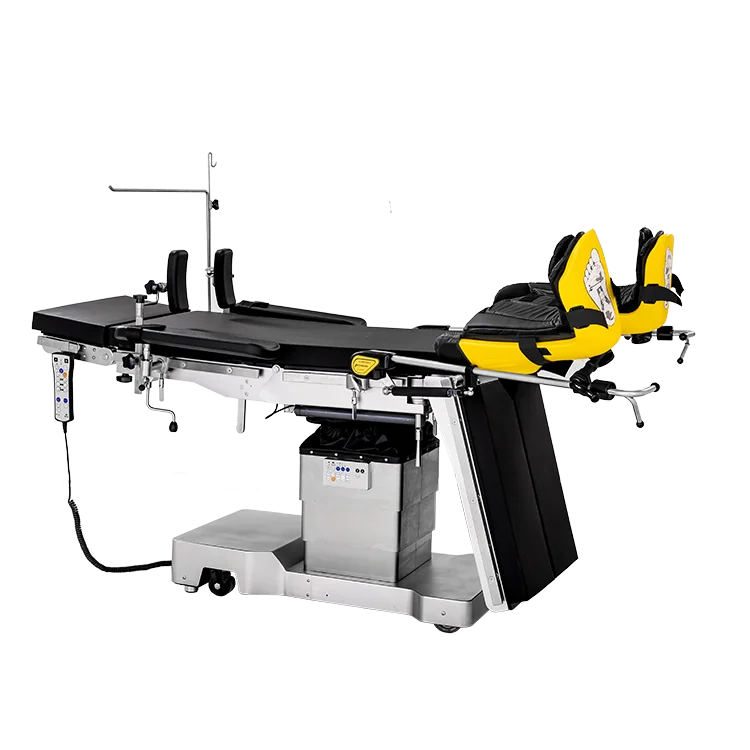 Medical Equipment electric surgical ot operating bed shoulder  c arm orthopedic table with pad restraints