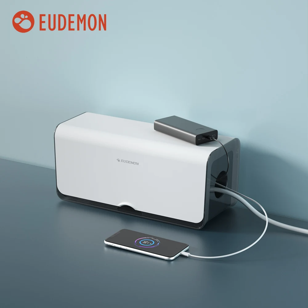 Desktop Baby Proofing Socket Storage Box Cable Organizer for Child Safety