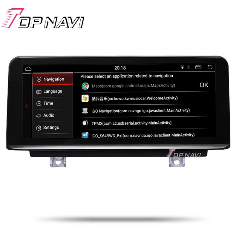 10.25 Inch Android 9.0 Car Navigation For BMW 1 Series F20 F21 2011 2012 2013 2014 2015 2016 Auto Stereo  Car Navigation 4G 64G