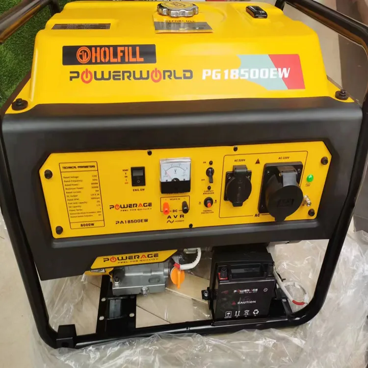 China 8500w Portable Gasoline Generators with Three Phase Electric Start