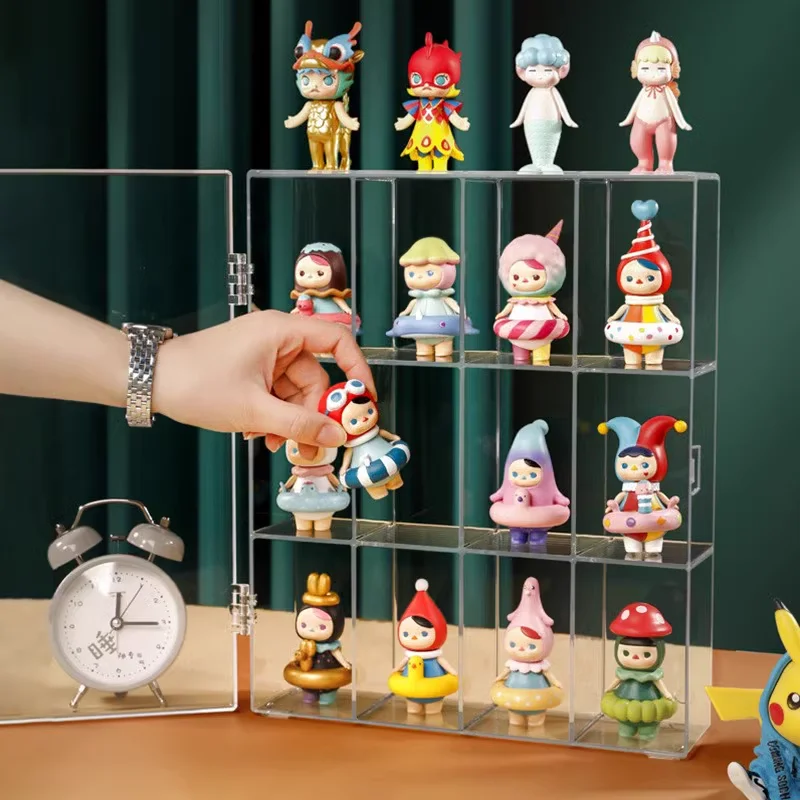 Мини-Акриловый Витринный Шкаф Funko Pop органайзер для хранения коллекций фигурок и игрушек с зеркальной задней частью розничных магазинов