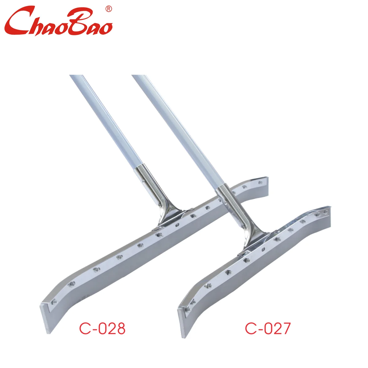 CHAOBAO C-027 C-028 Стали Изогнутый резиновый скребок пол валик стеклоочистителя