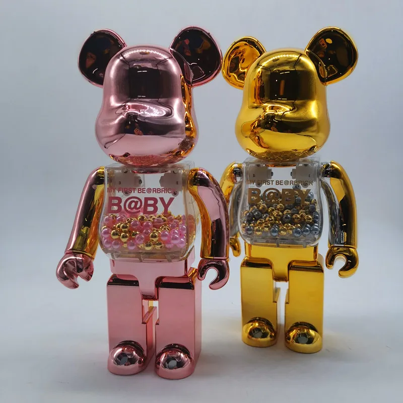 wholesale custom 28cm 400% Bearbricklys Bear@bricklys ABS bearbrick Action Figure Toy