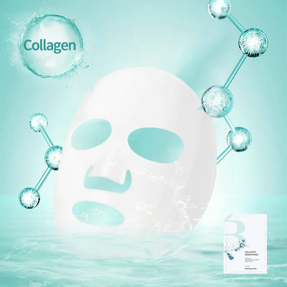 Repairing Facial Damage Acne Pimples Sensitive Skin Type III Collagen Realizes Scarless Healing Collagen Repair Mask