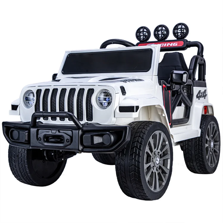 Wrangler внедорожный Электромобиль полноприводный игрушечный автомобиль может сесть младенцев в возрасте От 2 до 8 лет самостоятельное вождение с дистанционным управлением