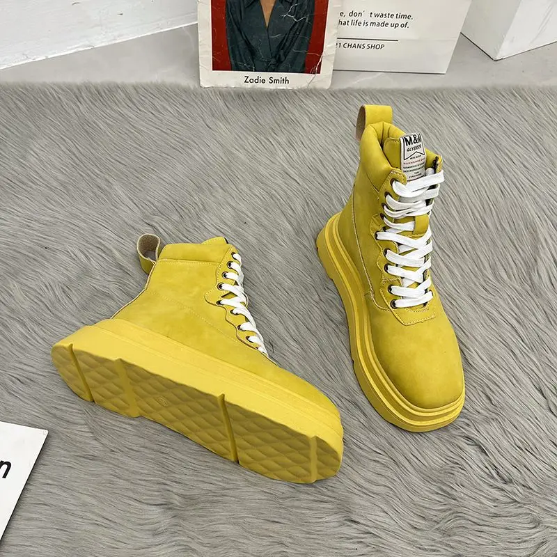 2021 new style Vintage design fashion ladies Martin boots colorful winter shoes