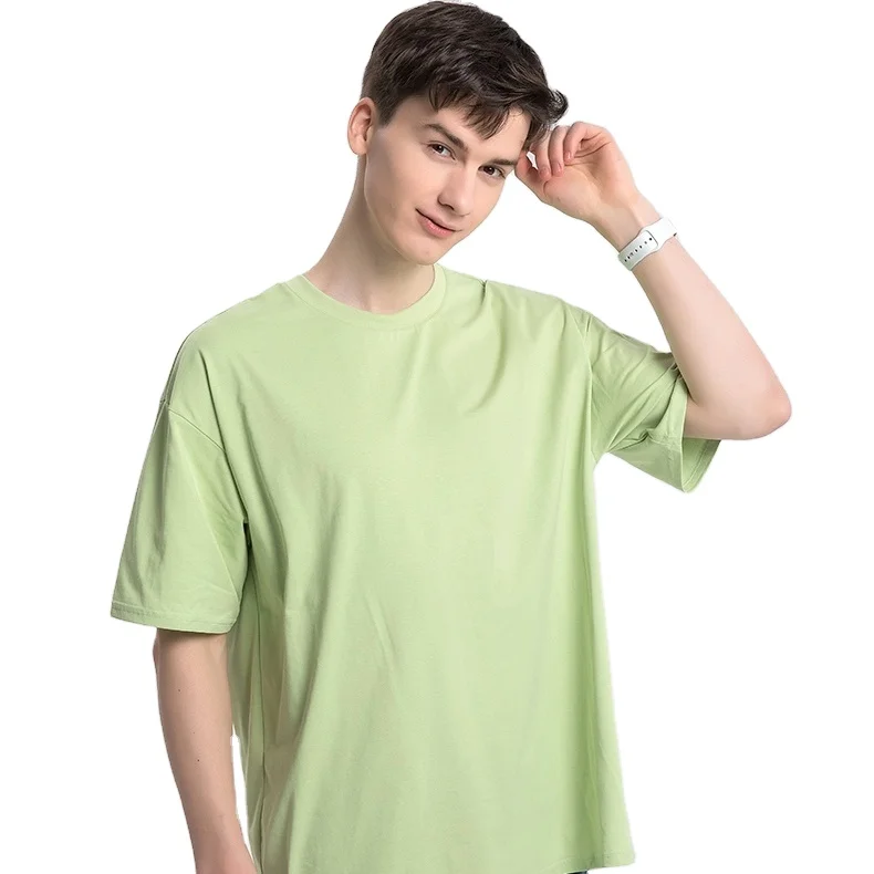 Blank Cotton Tshirt Oversized Drop Shoulder Design T-shirt Custom High Quality Printing Mens T Shirts