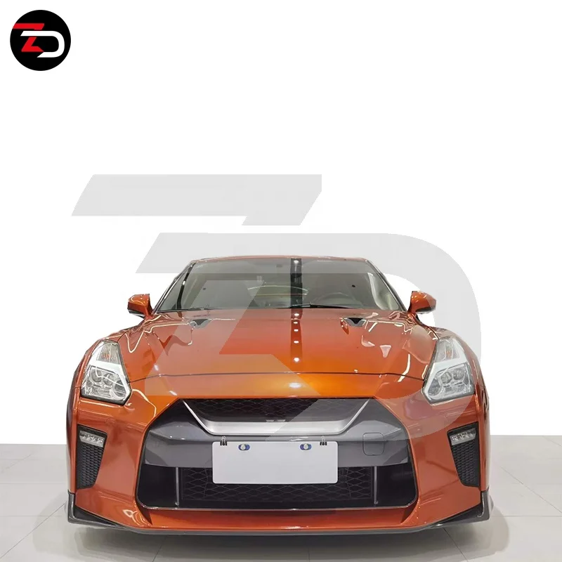 High Fitment Body Kit For 2008-2016 GTR Upgrade to 2017+ Model Front Bumper Main Grill Rear Bumper Hood Lights Side Skirts