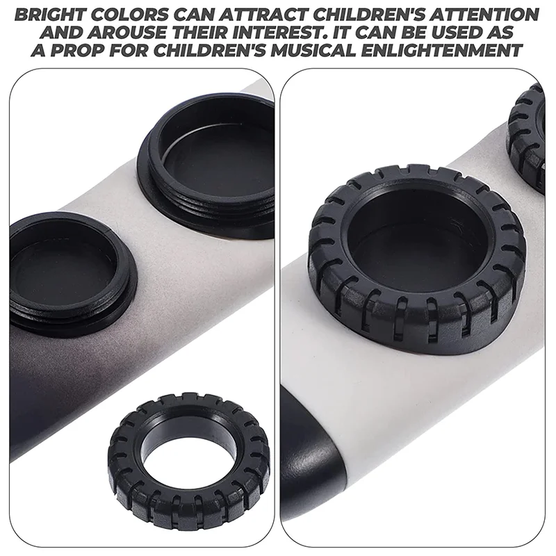 Kazoo Double Film Dazzling Color Kazoo Double Hole Harmonica Guitar Partner Musical Instruments Gifts