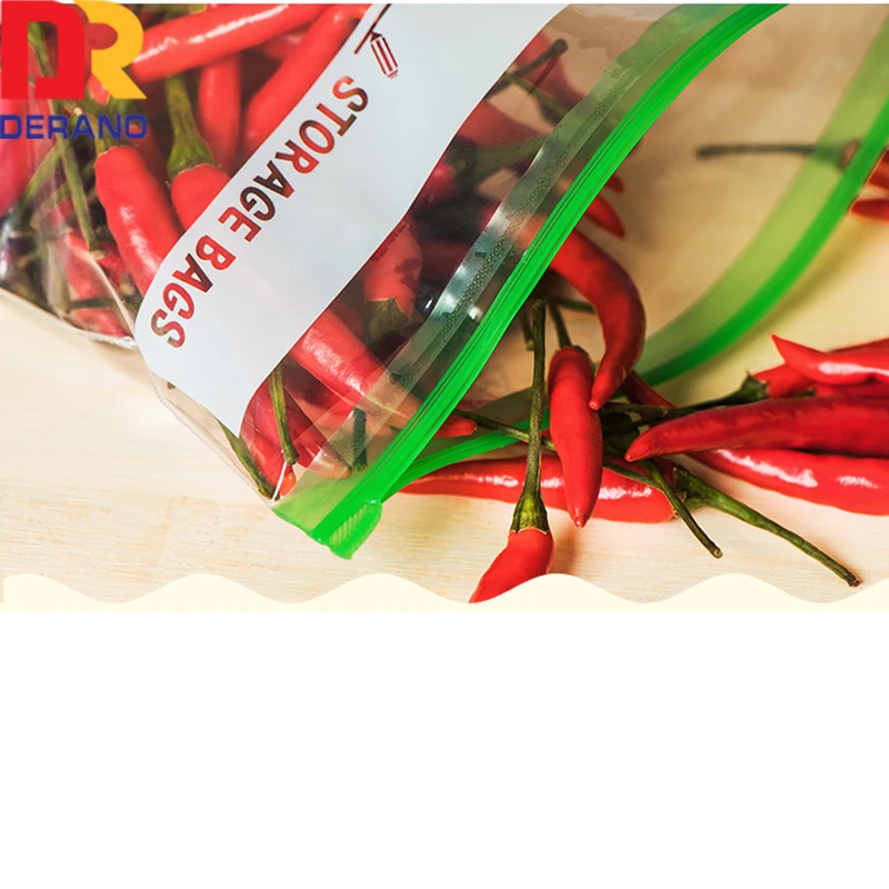 Factory Direct Resealable cookie Jewelry Slider Packaging Bags Plastic Transparent Freezer Zipper Bag for Food Saver