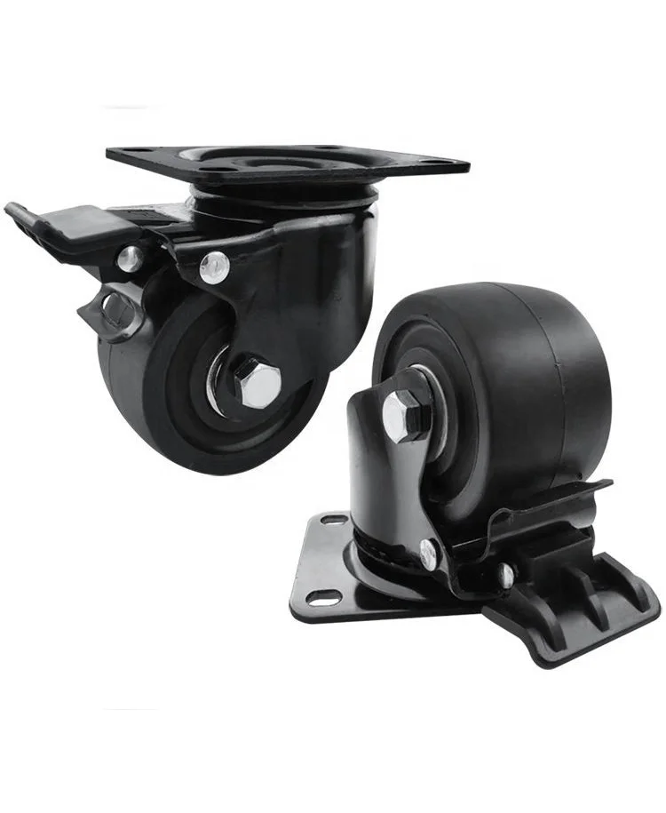 2.5 inch 3inch Load Capacity 150kg 250kg Heavy Duty Low Profile Nylon Caster Wheel