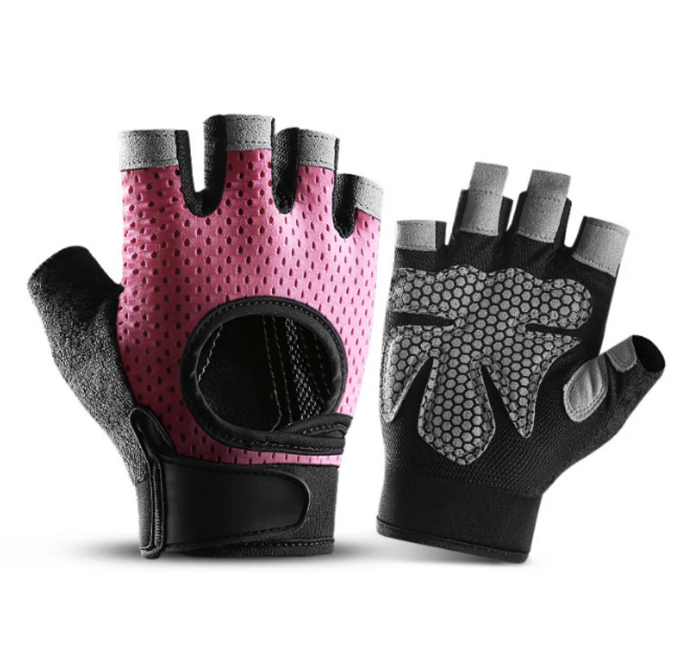 2024 XD weightlifting outdoor running cycling thin fitness gloves Running non-slip breathable mesh cloth cycling gloves