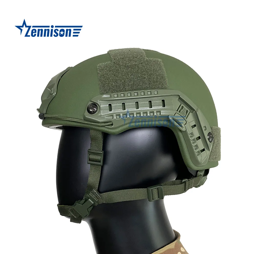 Black Green Tactical Training High Cutting Aramid Helmet Tactical FAST Fast Helmet