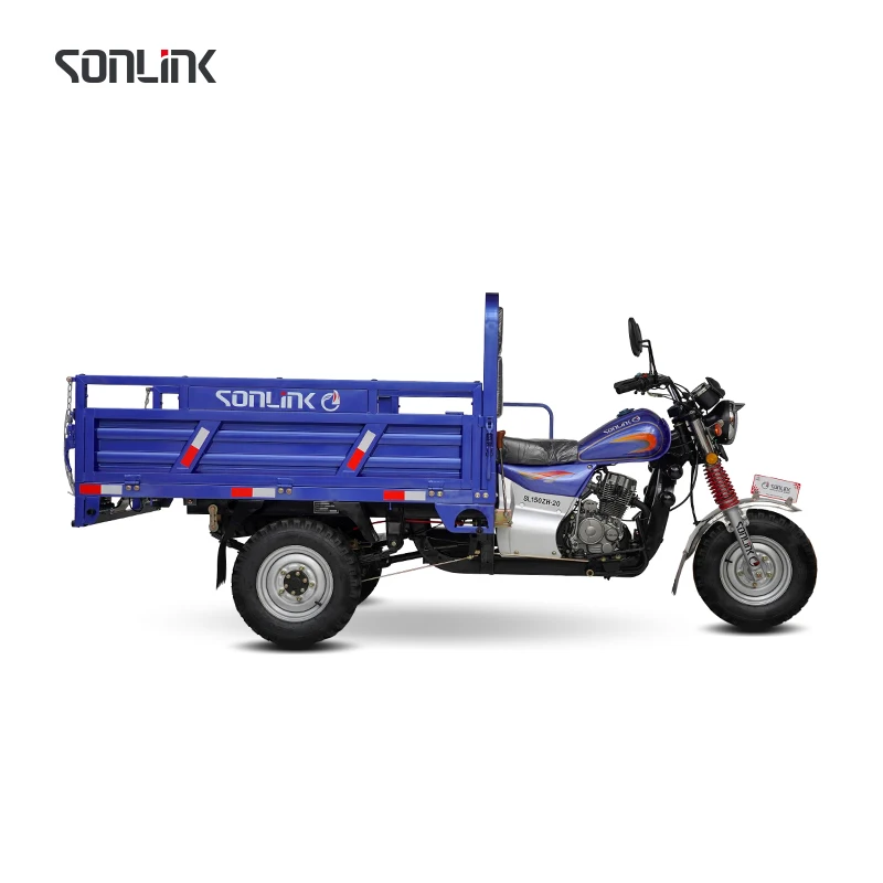 SONLINK MOTOR SL150ZH-1 Tricycle 150CC 3 wheel Motorcycle Gasoline Motorized Tricycles High Power Cargo Truck With Rear Axle