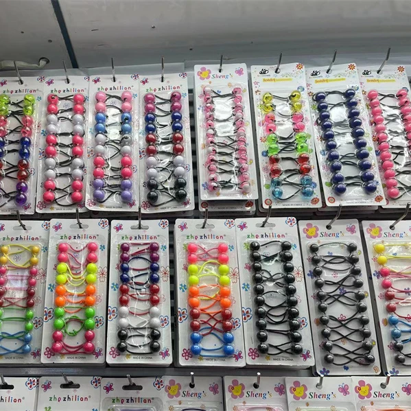 MYLULU Solid Color small knocker ball hair ties band elastic telephone cord wire hair coils hair rubber bands ponytail holder