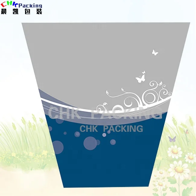 CHK packing grad  burbberry long  hello kt flower wrapping plastic opp cone triangle bag sleeves