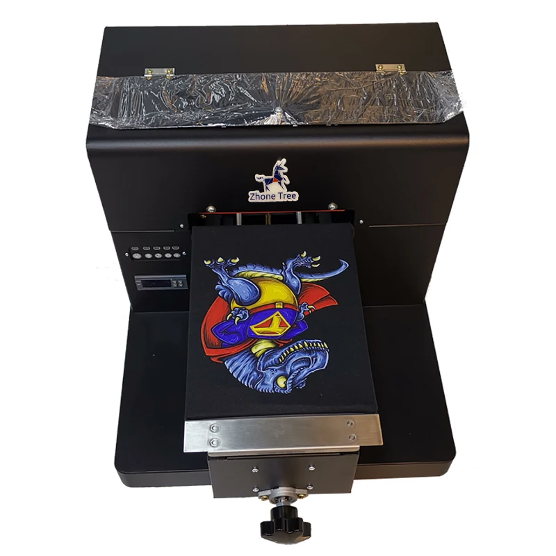 CE Approved Cheap A4 size clothes DTG printer direct to garment digital printer