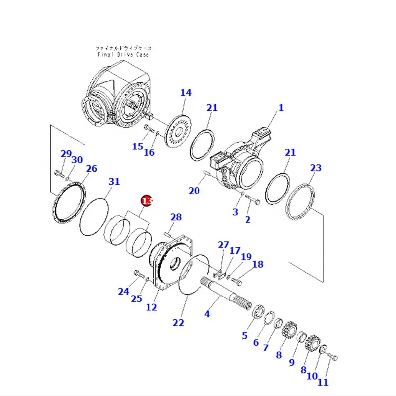 GD755 Grader Bushing 232-22-51740 Bush