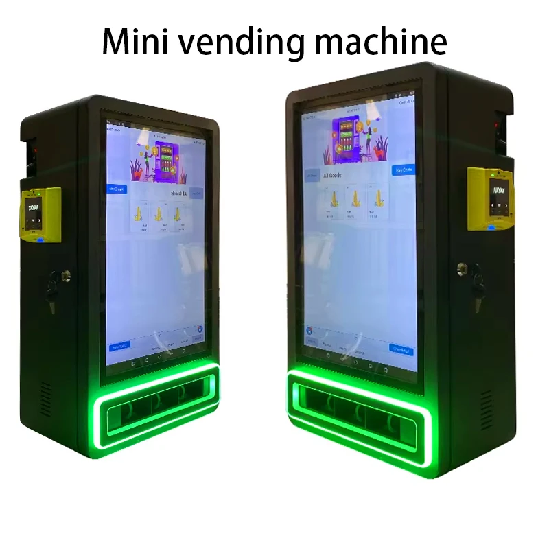24 Hours Self-Service Vending Machine With Card Reader Payment With Belt Conveyor Drinks And Snacks