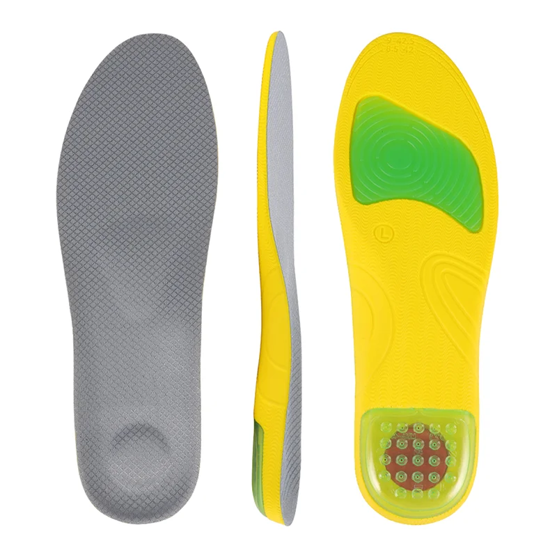 JOGHN Printing For Insole Breathable Sweat Absorbing Running Shoe Insoles Inflatable Jump Pad Air Cell Cushion Insoles