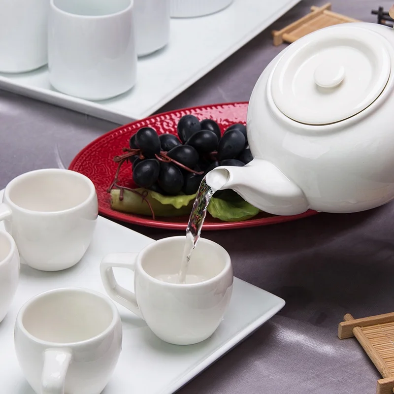 Portable Travel Tea Set Porcelain Tea Kit Drinkware Sets for Japanese Teahouse Teapot Cup Porcelain Ceramic Coffee Tea Set