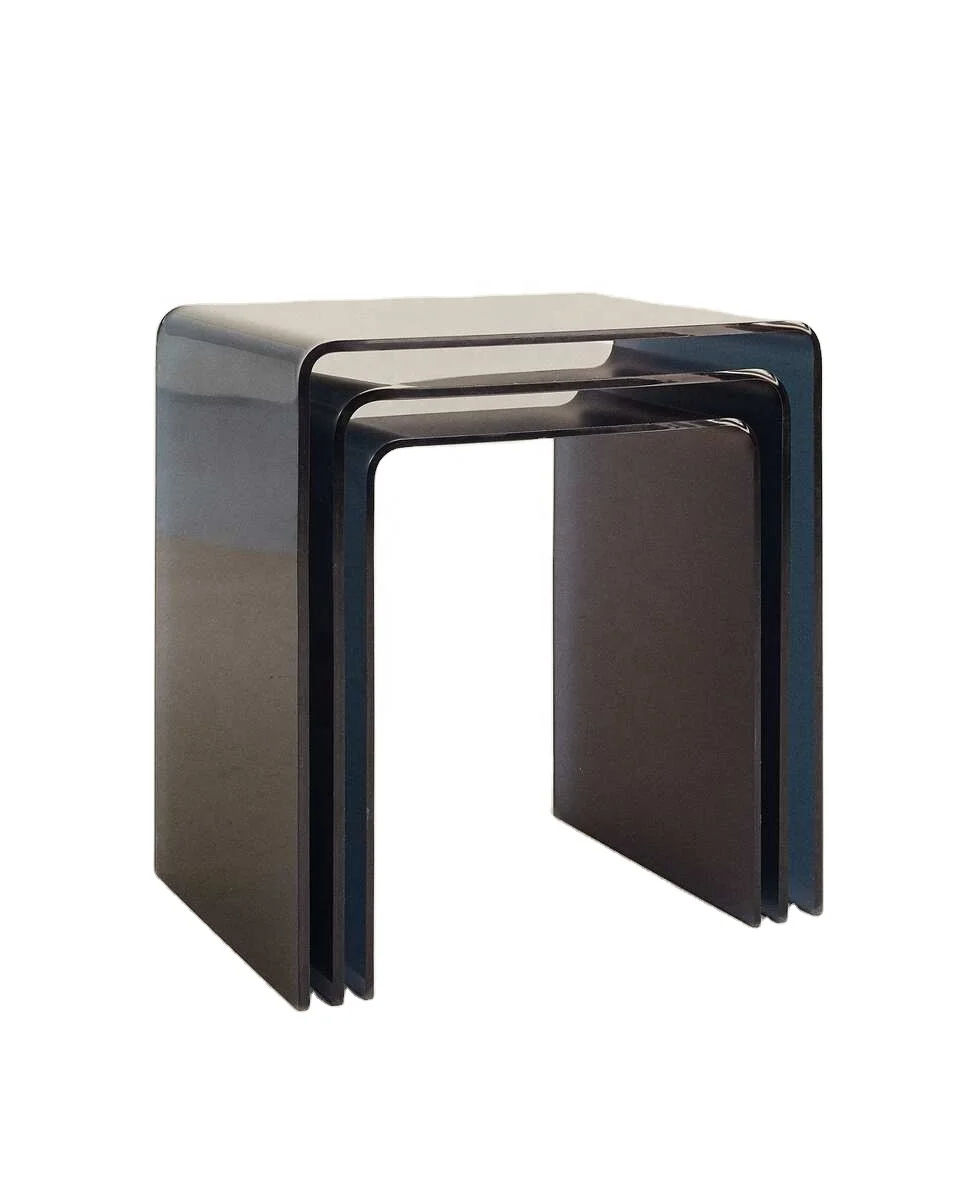 
customized acrylic hot-bent table 