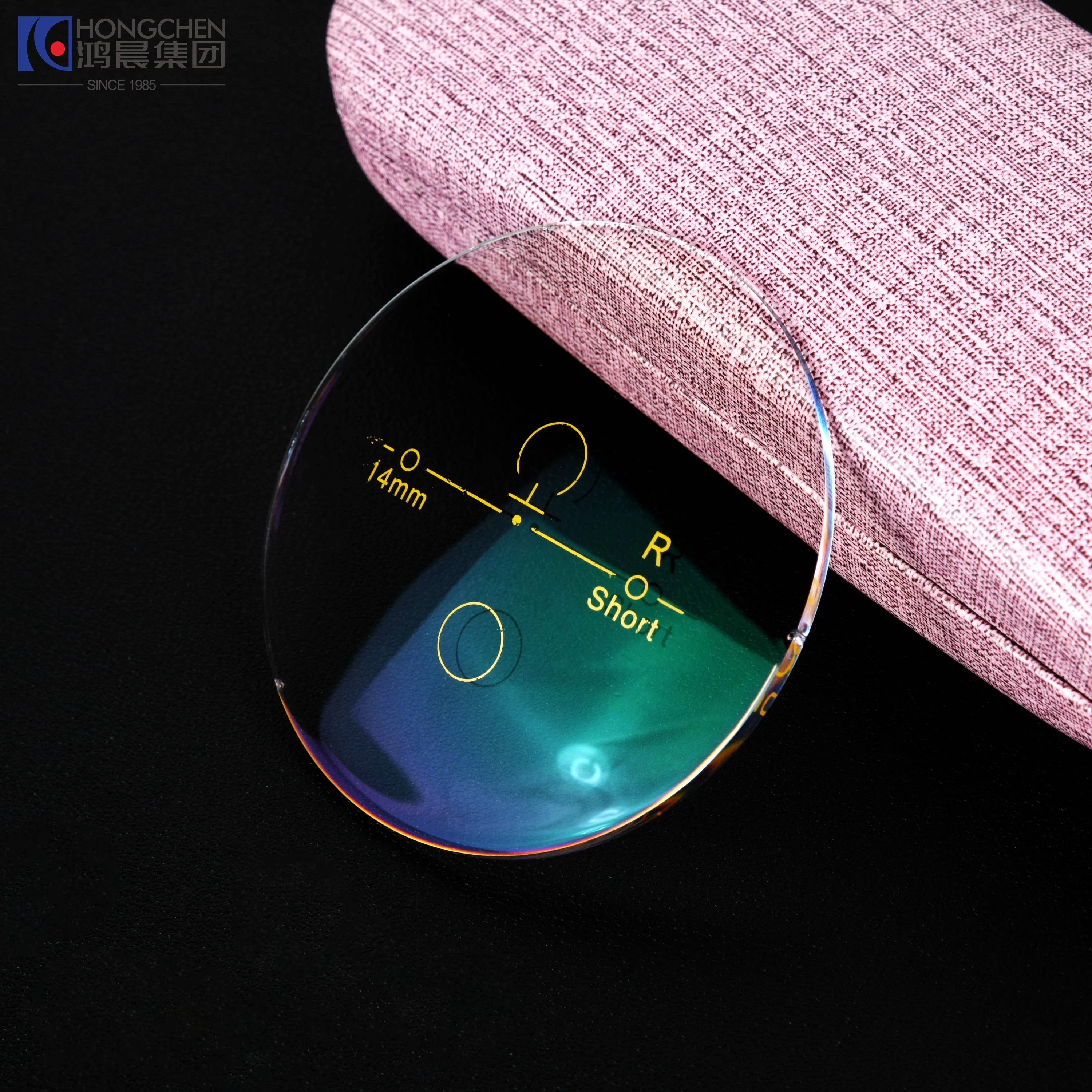 Hongchen Multifocal optical lenses photo grey prescreption lenses 1.56 photochromic progressive lens for reading glasses lens