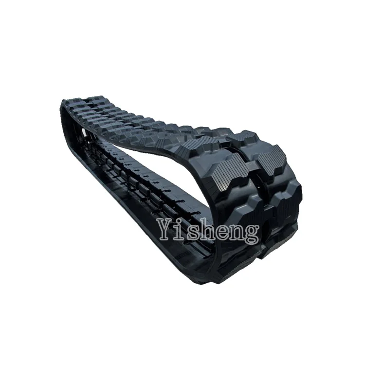 ATV Mini Wheels Excavator Rubber Tracks Shoe 450x81x76 450x81x76 450x81x78 Steel Combined Harvester Crawler Track Engine Crane