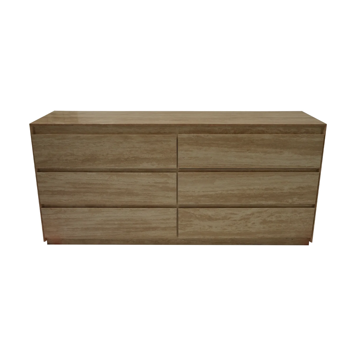 Simple natural marble indoor furniture drawers marble dressing cabinets