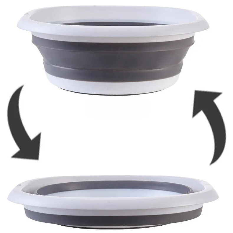 High-quality Large Capacity 10L  Multi-Function Folding Wash Basin, Bathtub, Vegetable Wash Basin For Home or Camping