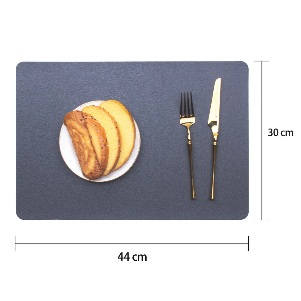 Artificial dried flower pampas leather placemat table mat heat insulation non-slip home office bedroom square western meal mat 1