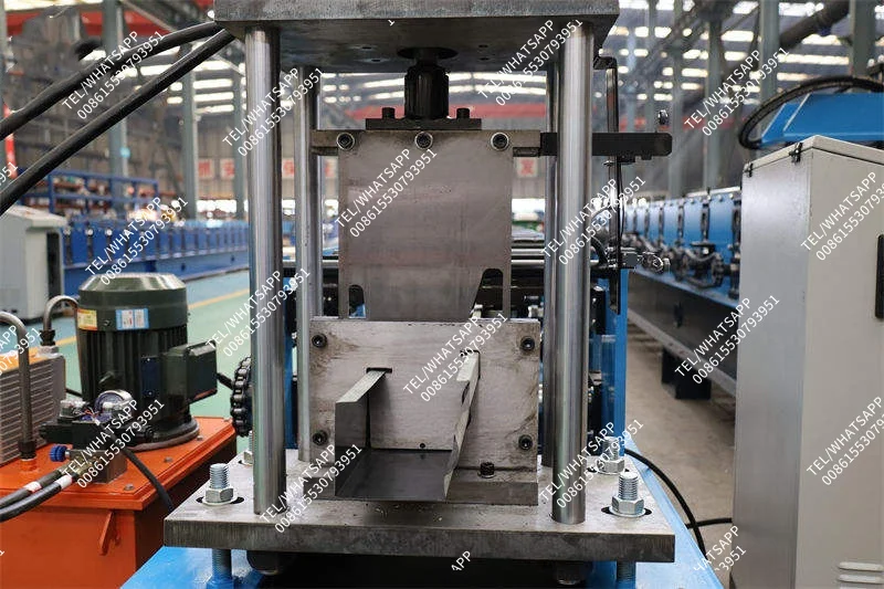 Roofing Rain Gutter Rolling Form Making Machine Downspout   Machines Water Pipe Channel Making Machine