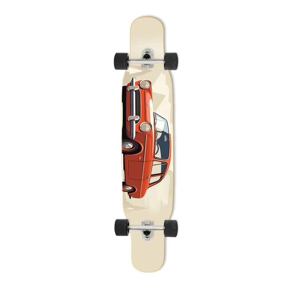 oem 31 inch custom longboards skateboards high quality wood long skate board pro birch maple skateboard complete  for sale