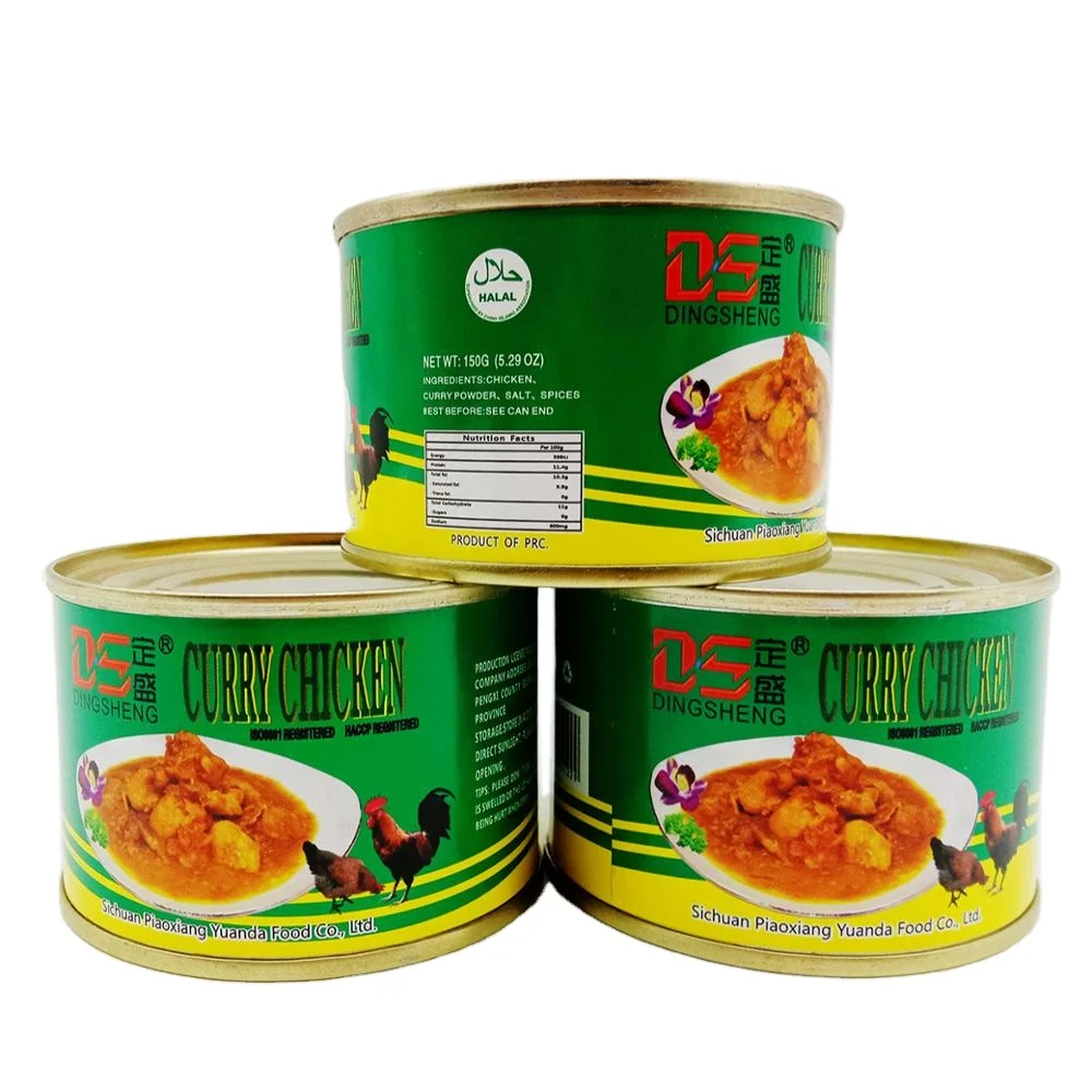 150g*48tins canned curry chicken halal food